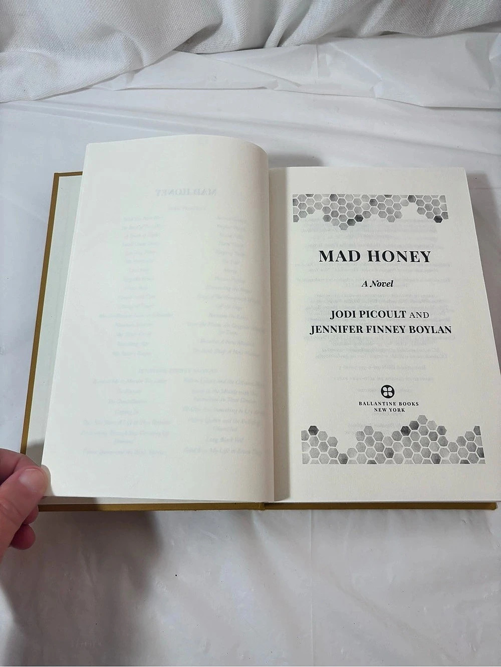 Ballantine Books Mad Honey: A Novel Hardcover Yellow